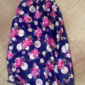 Skirt Flower Print