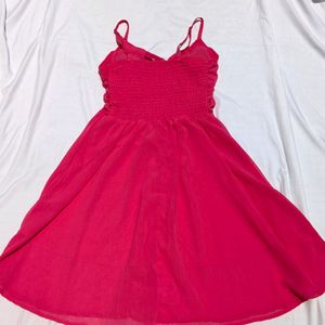 Rose Pink Western Dress