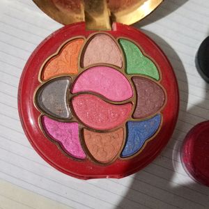 Glitter Eyeshadow Palette - Multicolour -craft Use