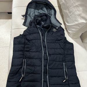 Original Superdry Sleeveless Jacket With Hood