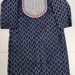 Navy blue Colour Kurti