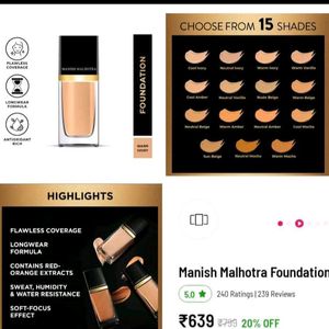 4pc Foundation manish malhotra