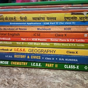 ICSE CLASS 10 BOOKS SET