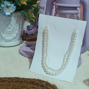 KOREAN DOUBLE LAYERS NECKPIECE