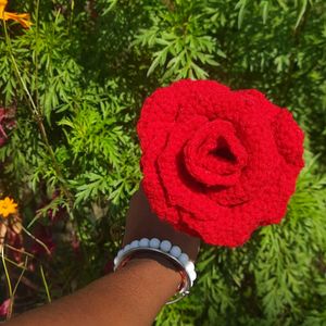 Crochet Valentine Large Rose 🌹❤️