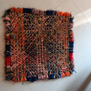 Doormat (made From Old Sarees)