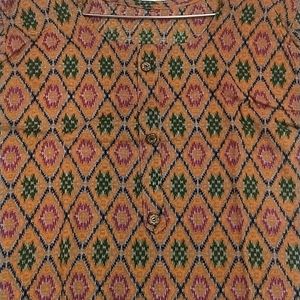 Ikkat Print Kurti