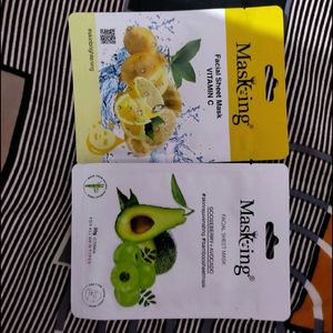 Combo Of 2 New Face Mask Sealed No Coins