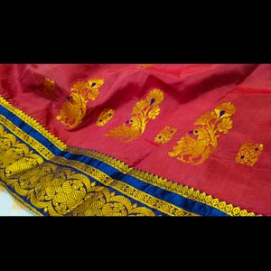 Kataan Saree The Best Colour Combination