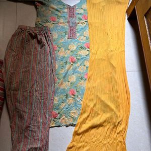 KURTA PAINT DUPATTA SET