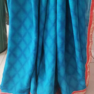 Daily Wear Blue Saree