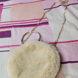 beige Sling Bag