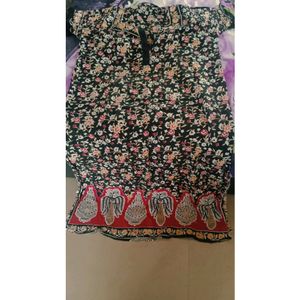 Cotton Gown_used_size Free