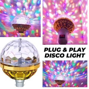 Golden Crystal Rotating Bulb | Brand New