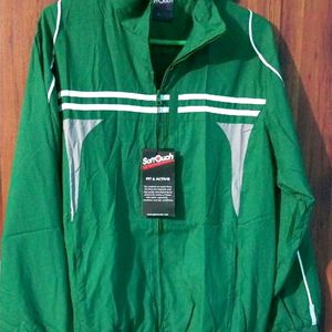 Green Jacket With Pant For Men(Size L)