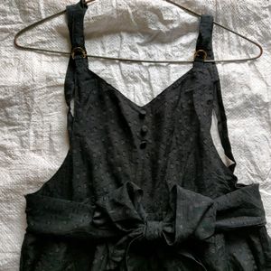 Black Net Jumpsuit