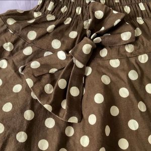 Brown Polka Dot Dress