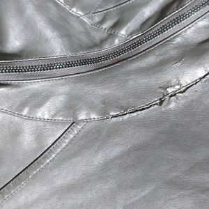 How Much Can U Offer Best Pure  Grey Leather Jacke