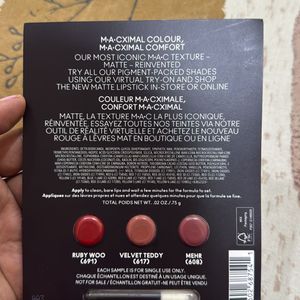 MAC Maximal Lipstick Samples