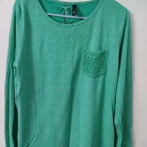 Green Full Sleeves Top