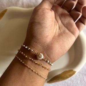 Star 3 Layered Chain Bracelet