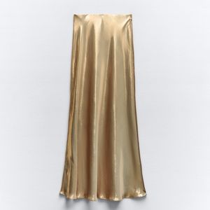 Zara Metallic Skirt