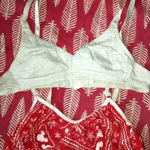 ❤️10 Times Use Sexy Bra Combo Red 🍒+ White 🤍