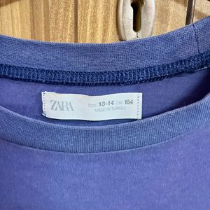 ZARA Oversize T-shirt For Boys And Girls.