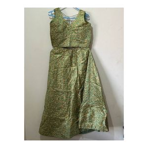 Green Ghaghra Choli