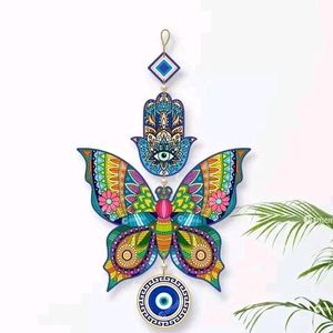 New Trending Wooden Butterfly Evil Eye