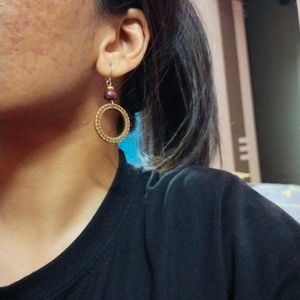 Combo(3) Earrings Studs And A Hoop