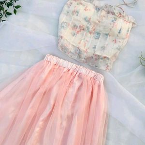 Barbie Skirt And Top Set