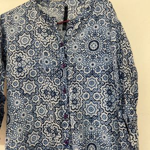 Simple Front Open Kurta