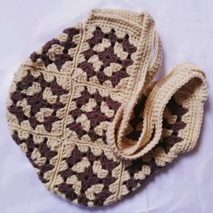 Crochet Tote Bag, Hand Bag