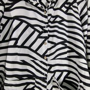 Black And White Striped Dress (Women's)