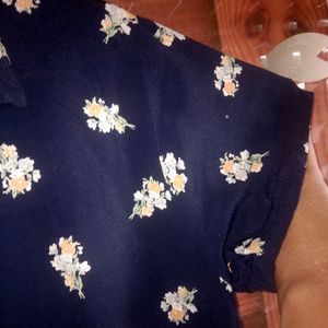 Stylish Crop  Printed Shirt