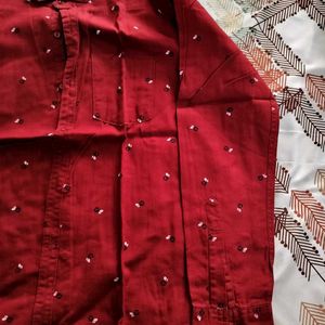 Reddish Maroon Shirt