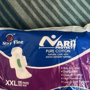 Stay Fine Nari Protect Pure cotton Pad Pack Of 2