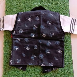 Kids T-shirt N Jacket Set