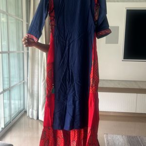 Fixed Price One Piece Kurta And Skirt Attached