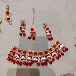 Fix Price Combo Of 7 Necklace And Bangles Set