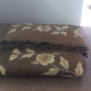 Double Bedsheet And One Pillow Cover With Embroide