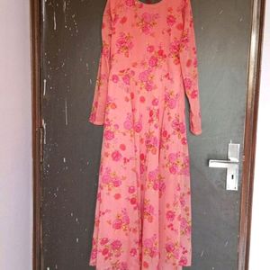 Peach Kurti +dhupta