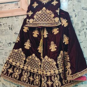 Brand New UNUSED Premium Lahenga Choli Upto 9 Year