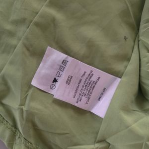 COLUMBIA HALF SLEEVES ZIPPER JACKET GREEN