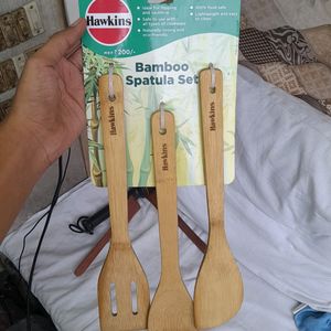 HAWKINS BAMBOO SPATULA SET OF 3