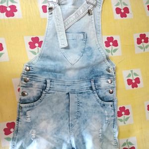 Denim dungaree