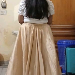 Long Flare Skirt