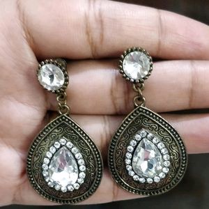 Antique Earrings With Stone