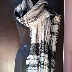 Korean Checked Winter Scarf